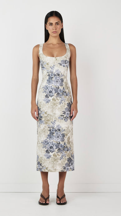 Ownley 'Ebony Midi Dress' - Botanic Denim