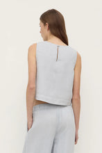 Assembly Label 'Estelle Linen Top' - Cloud