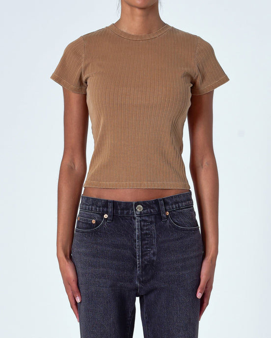 Rolla's 'Classic Rib Tee' - Teddy