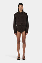 Ownley 'Gina Bomber Jacket' - Rum Raisin