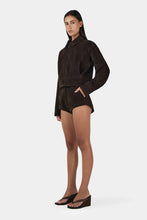 Ownley 'Gina Bomber Jacket' - Rum Raisin