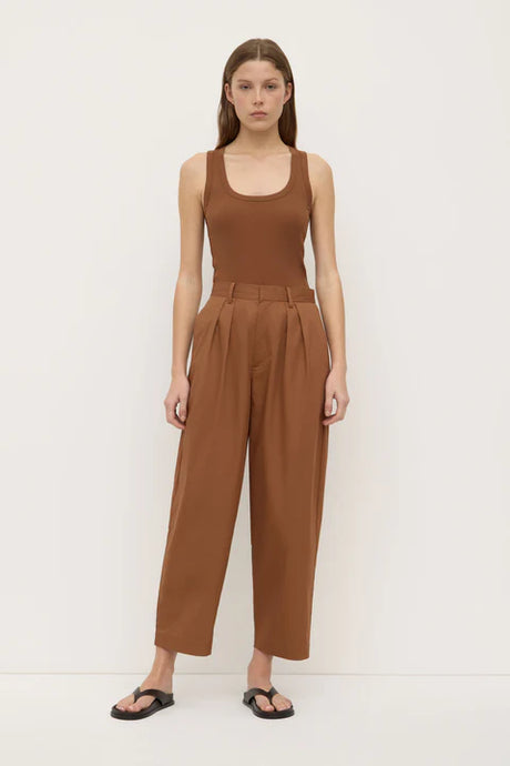 Assembly Label 'Geno Poplin Pant' - Earth
