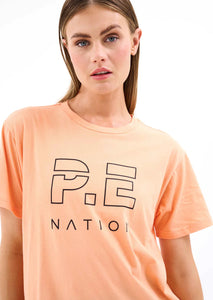 P.E Nation 'Heads Up Tee' - Cantaloupe