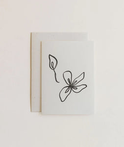 Sunday Lane Greeting Card - Hibiscus