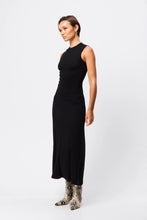 Mossman '  High Rise Midi Dress' - Black