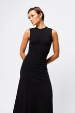 Mossman '  High Rise Midi Dress' - Black