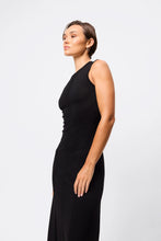 Mossman '  High Rise Midi Dress' - Black
