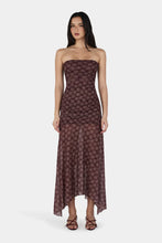 Zella Midi Daisy Dot Cherry Choc Dress