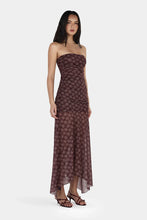 Zella Midi Daisy Dot Cherry Choc Dress