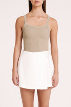 Nude Lucy 'Classic Waffle Tank' - Olive