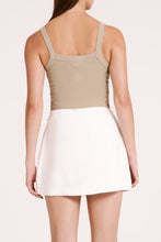 Nude Lucy 'Classic Waffle Tank' - Olive