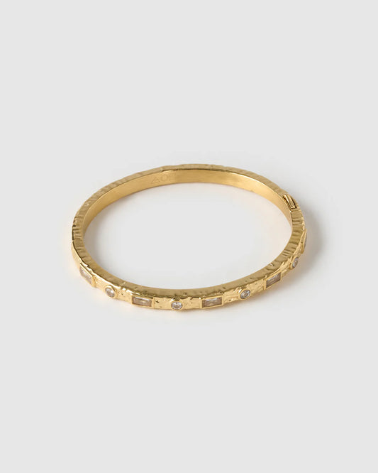 Melrose Gold Cuff Bracelet Stone