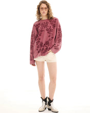 Distorted Burnt Rose Longsleeve Tee