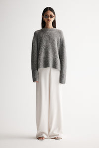 Elka Collective 'Tallulah Knit Jumper' - Grey Marle