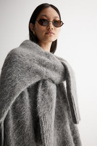 Elka Collective 'Tallulah Knit Jumper' - Grey Marle