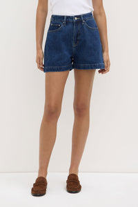 Assembly Label 'Boxy Denim Short' - Heritage Blue