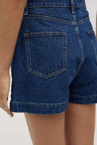 Assembly Label 'Boxy Denim Short' - Heritage Blue