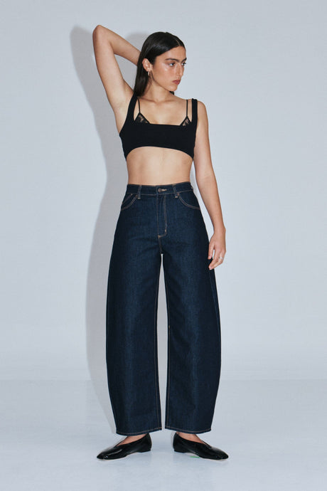 Rolla's 'Gigi Barrel' - Super Rinse Denim