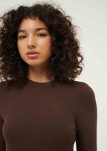 PE.Nation 'Free Play 2.0 LS Rib Tee' - Chestnut