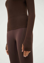 PE.Nation 'Free Play 2.0 LS Rib Tee' - Chestnut