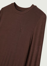 PE.Nation 'Free Play 2.0 LS Rib Tee' - Chestnut