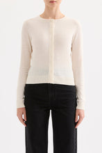 Louie Linen Blend Cardigan - Salt