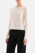 Louie Linen Blend Cardigan - Salt