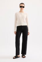 Louie Linen Blend Cardigan - Salt