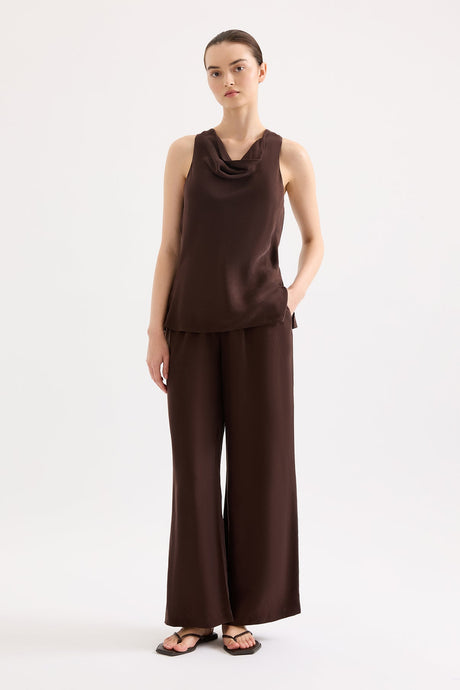 Raven Cupro Pant - Raisin
