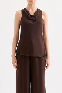 Raven Cupro Top - Raisin
