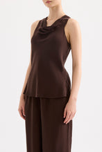 Raven Cupro Top - Raisin