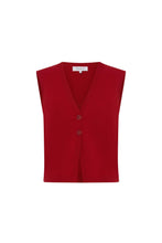 Rowie 'Goldie Knit Vest' - Candy Red