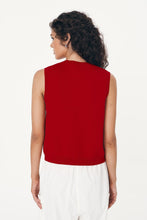 Rowie 'Goldie Knit Vest' - Candy Red
