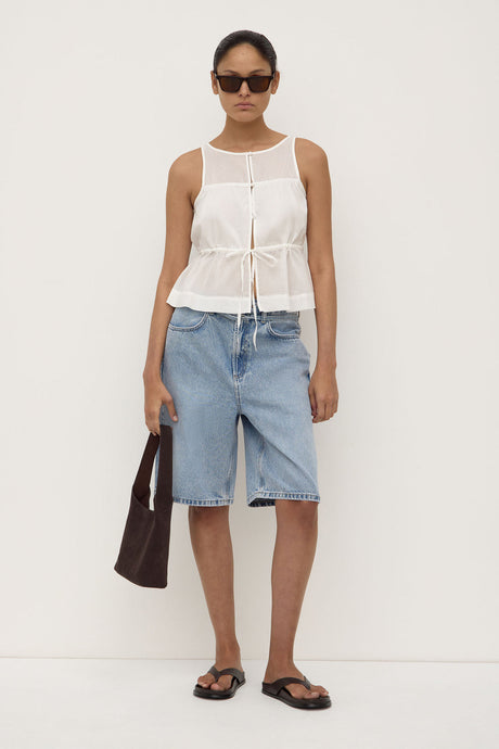 Assembly Label ' Suzie Top' -  White