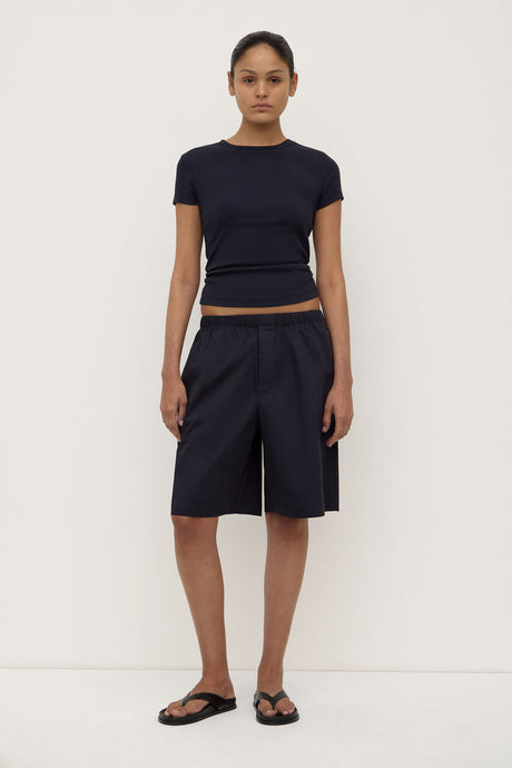 Assembly Label 'Linley  Rib Tee' -  True Navy