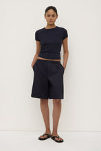 Assembly Label 'Linley  Rib Tee' -  True Navy