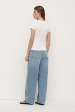 Assembly Label 'Linley  Rib Tee' -  White