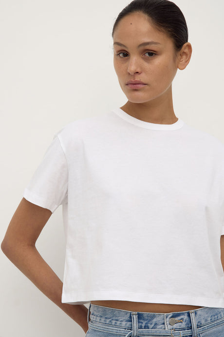 Assembly Label ' Gia Short Sleeve Tee' -  White