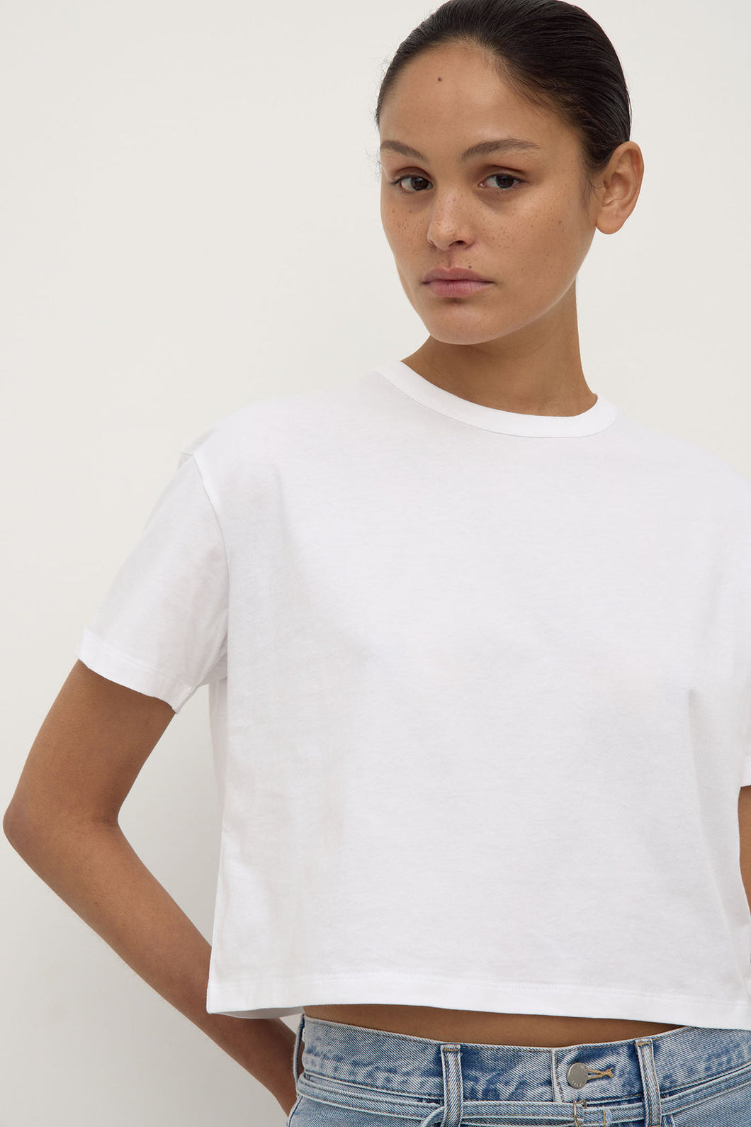 Assembly Label ' Gia Short Sleeve Tee' -  White