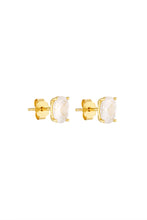 Porter - Oval Studs 2CT - Gold