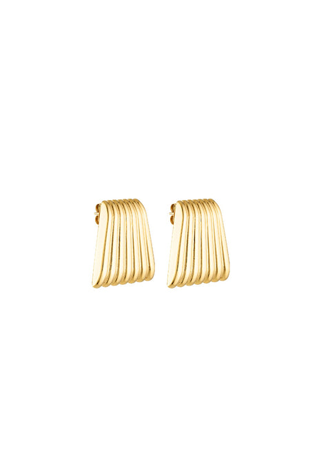 Porter - Baby Caterpillar Earrings - Gold