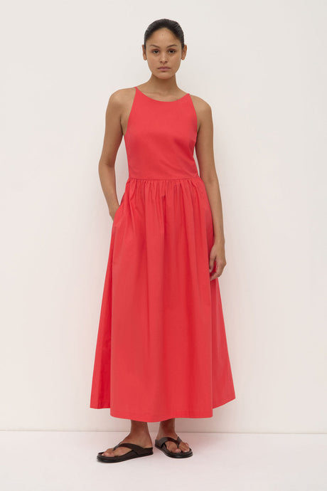 Posie Midi Dress - Chilli