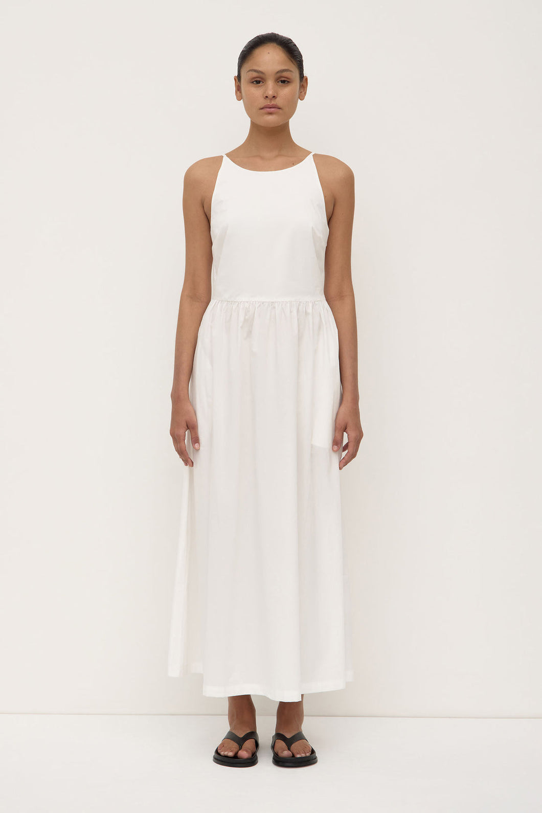 Posie Midi Dress - White
