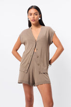 Once Again Knit Vest - Olive