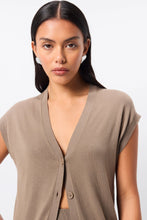 Once Again Knit Vest - Olive