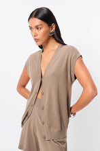 Once Again Knit Vest - Olive