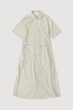 Ria Stripe Midi Shirt Dress
