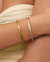 Quinn Gold Cuff - Stone