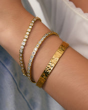 Quinn Gold Cuff - Stone