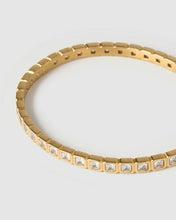 Quinn Gold Cuff - Stone